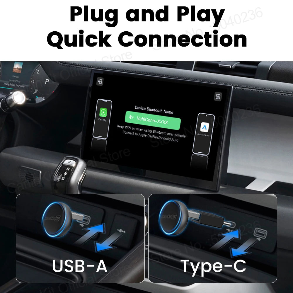 FANG Mini Ultra — Wireless CarPlay & Android Auto Adapter