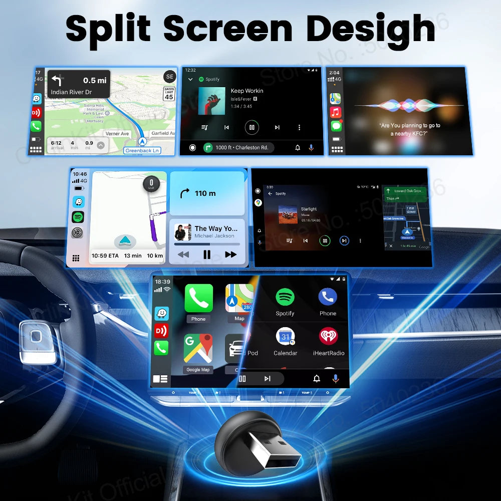 FANG Mini Ultra — Wireless CarPlay & Android Auto Adapter