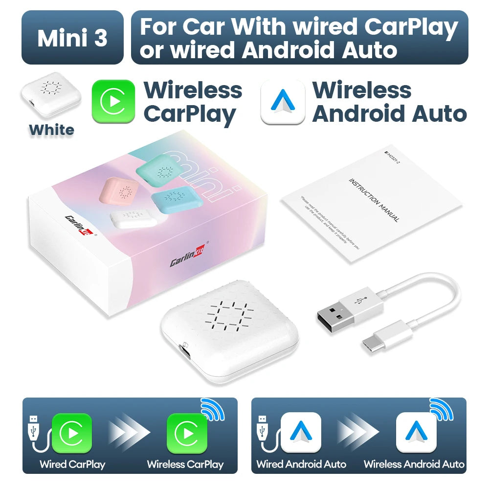 FANG Mini Ultra — Wireless CarPlay & Android Auto Adapter